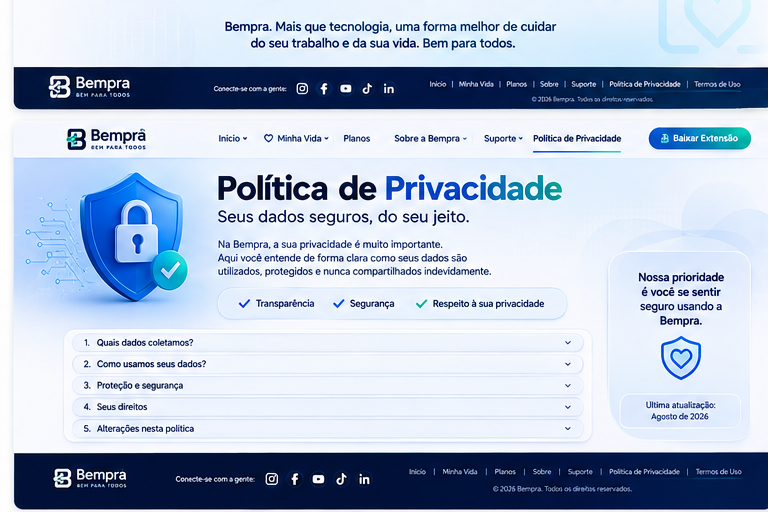 Bempra | Política de Privacidade